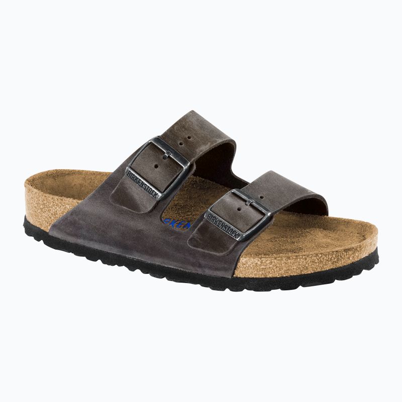 Шльопанці BIRKENSTOCK Arizona Soft Footbed Oiled Leather Regular iron 8