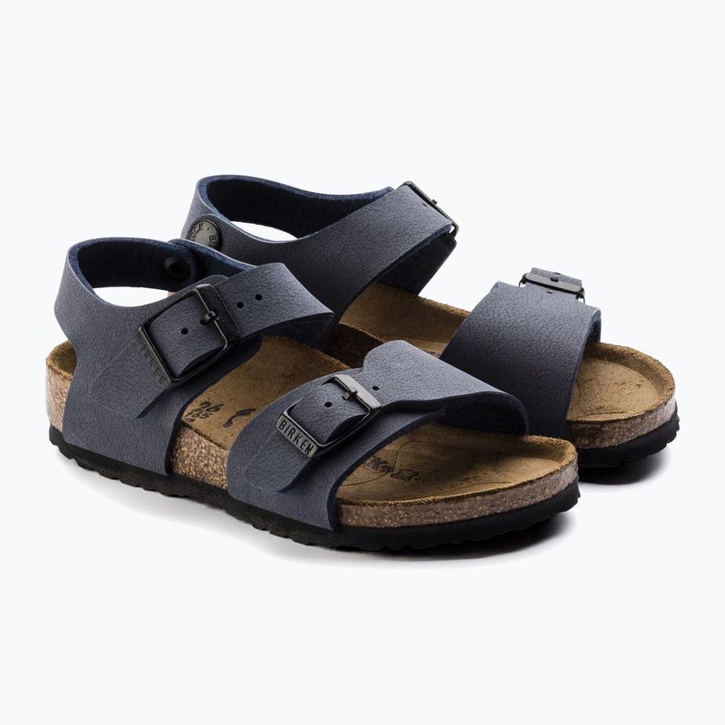 Сандалі дитячі BIRKENSTOCK New York Birkibuc Narrow navy 3