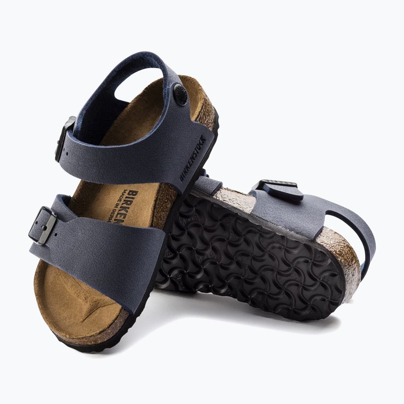 Сандалі дитячі BIRKENSTOCK New York Birkibuc Narrow navy 5