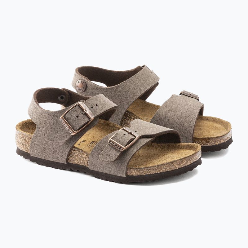 Сандалі дитячі BIRKENSTOCK New York Birkibuc Narrow mocha 3