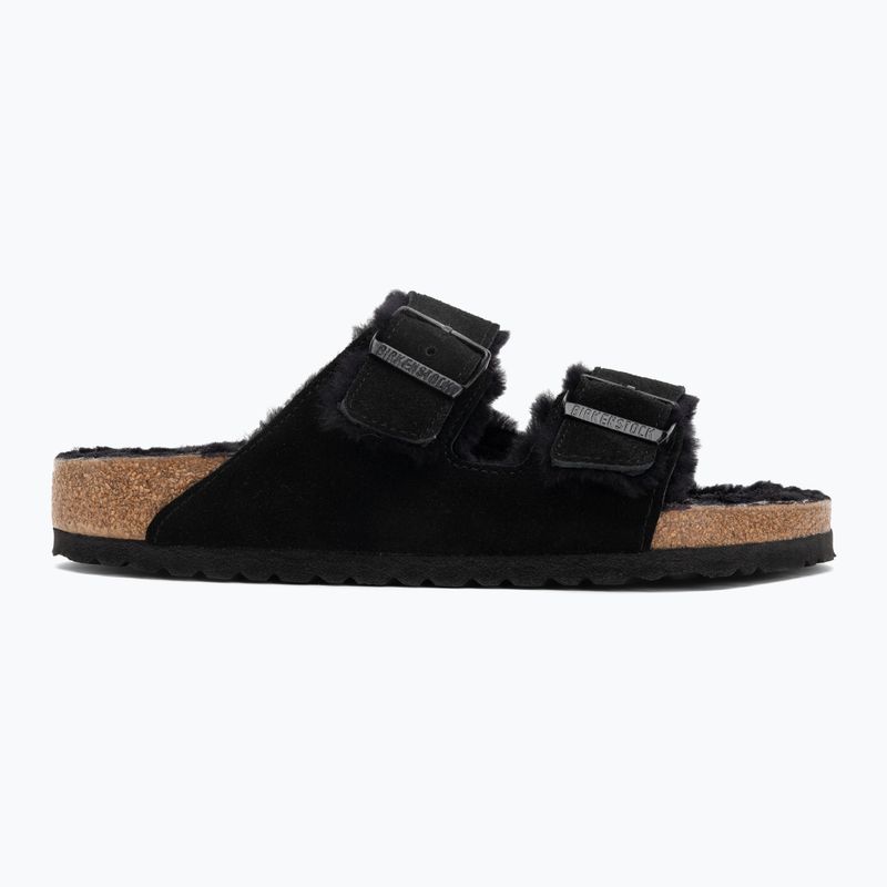 Шльопанці BIRKENSTOCK Arizona Shearling SL Regular black 2