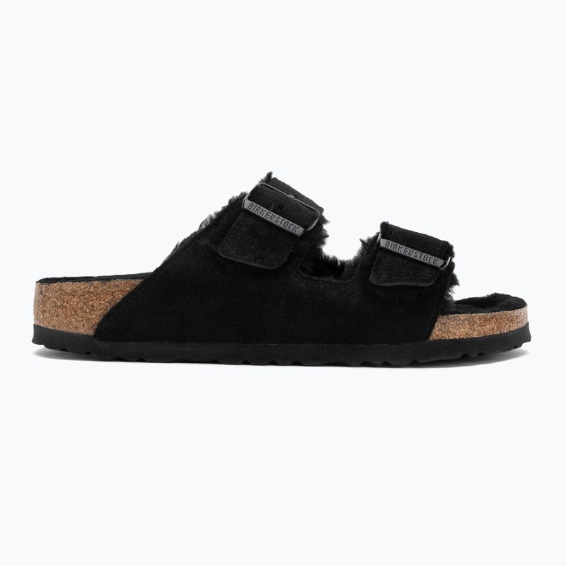 Шльопанці BIRKENSTOCK Arizona Shearling SL Narrow black 2