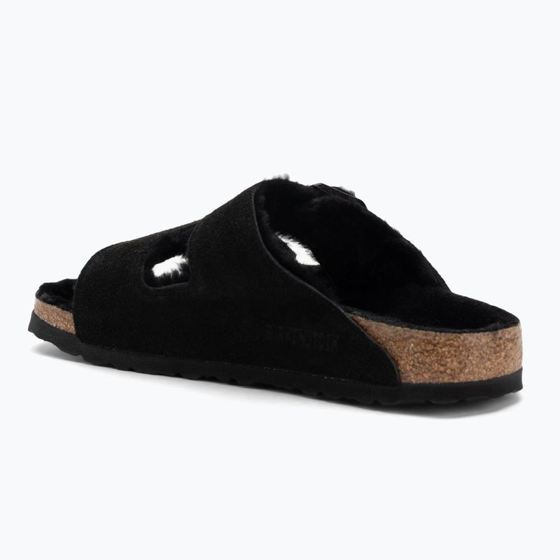 Шльопанці BIRKENSTOCK Arizona Shearling SL Narrow black 3