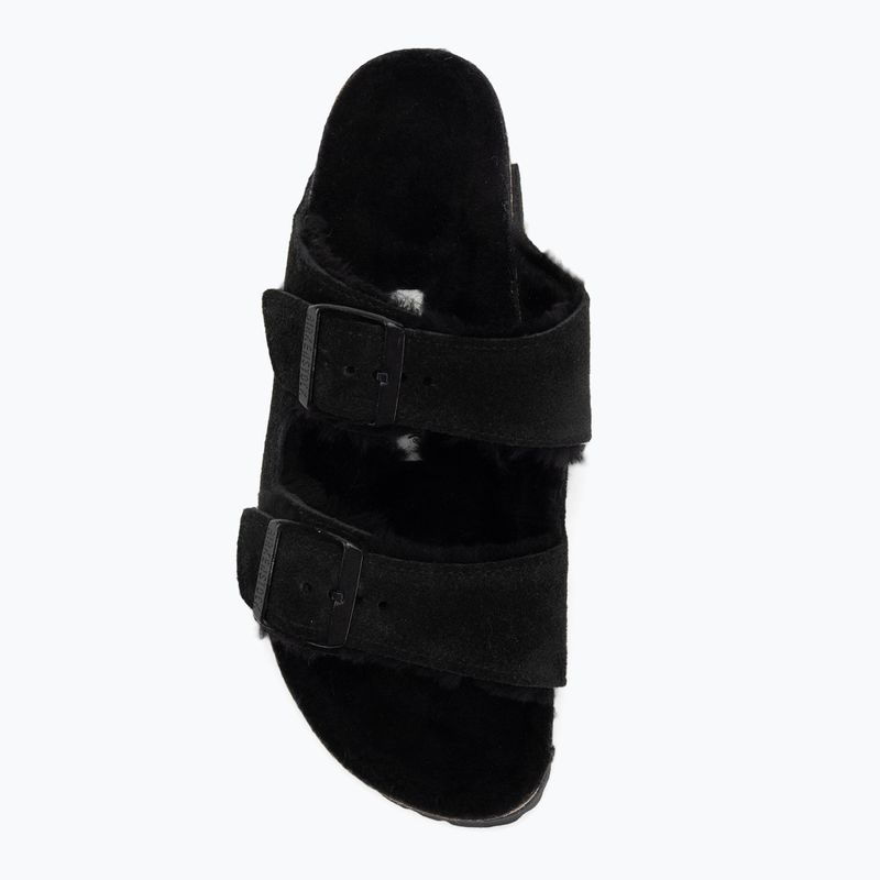 Шльопанці BIRKENSTOCK Arizona Shearling SL Narrow black 5