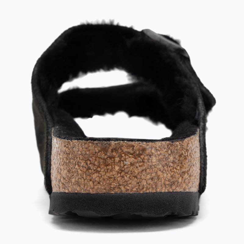 Шльопанці BIRKENSTOCK Arizona Shearling SL Narrow black 6