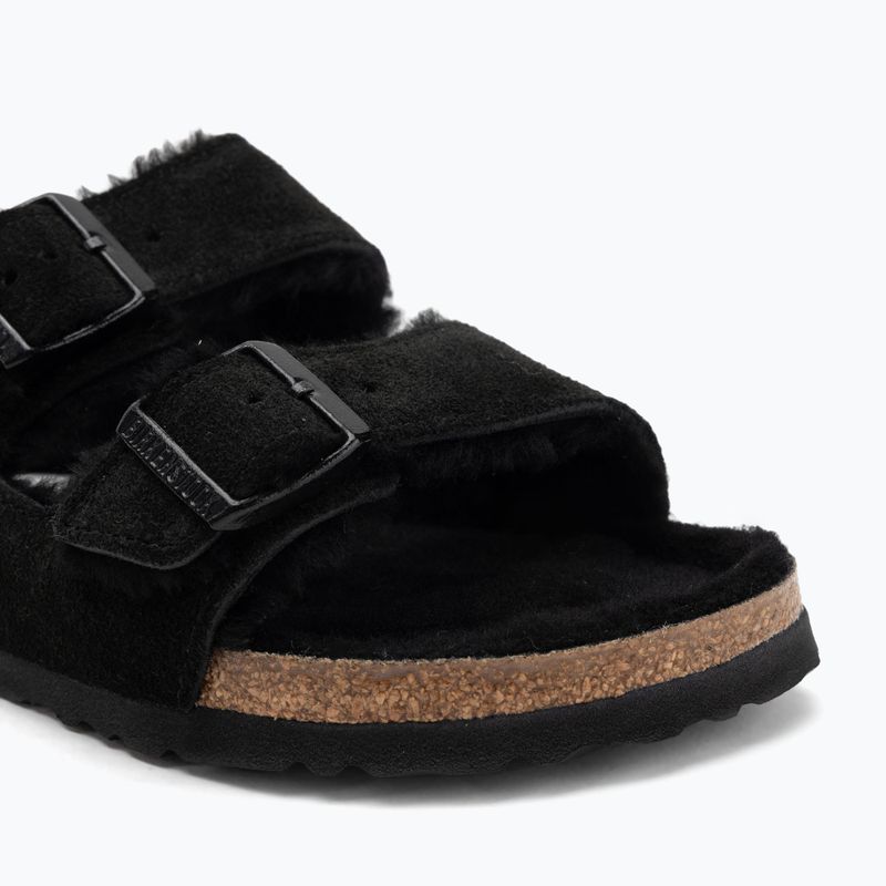 Шльопанці BIRKENSTOCK Arizona Shearling SL Narrow black 7