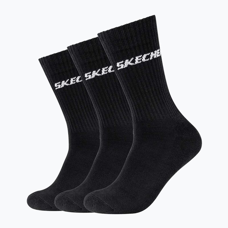 Шкарпетки для тенісу Skechers Cushioned Long Tennis 3 пари чорні