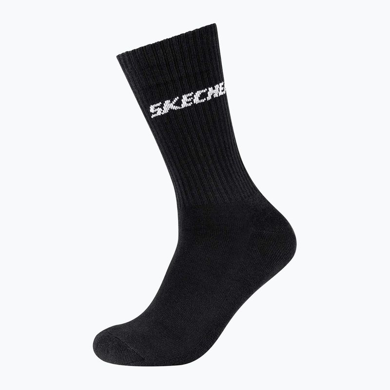 Шкарпетки для тенісу Skechers Cushioned Long Tennis 3 пари чорні 2
