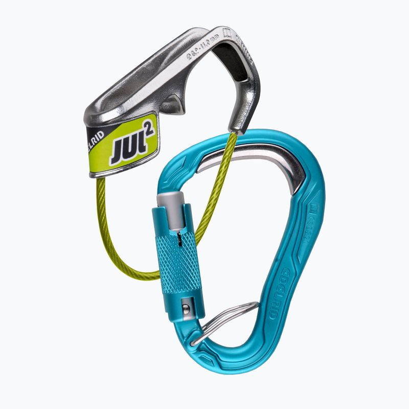Страхувалтний пристрій EDELRID Jul 2 Belay Kit Bulletproof Triple icemint
