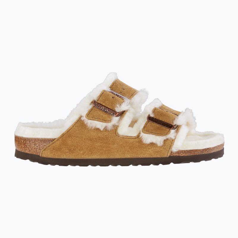 Шльопанці BIRKENSTOCK Arizona Shearling SL Narrow mink 2