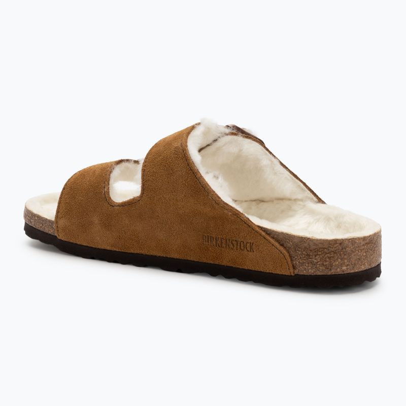 Шльопанці BIRKENSTOCK Arizona Shearling SL Narrow mink 3