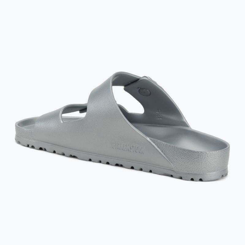 Шльопанці BIRKENSTOCK Arizona EVA Metallic Regular сріблястий металік 3