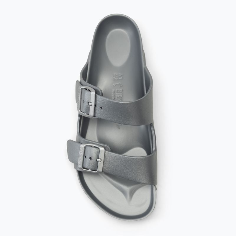 Шльопанці BIRKENSTOCK Arizona EVA Metallic Regular сріблястий металік 5