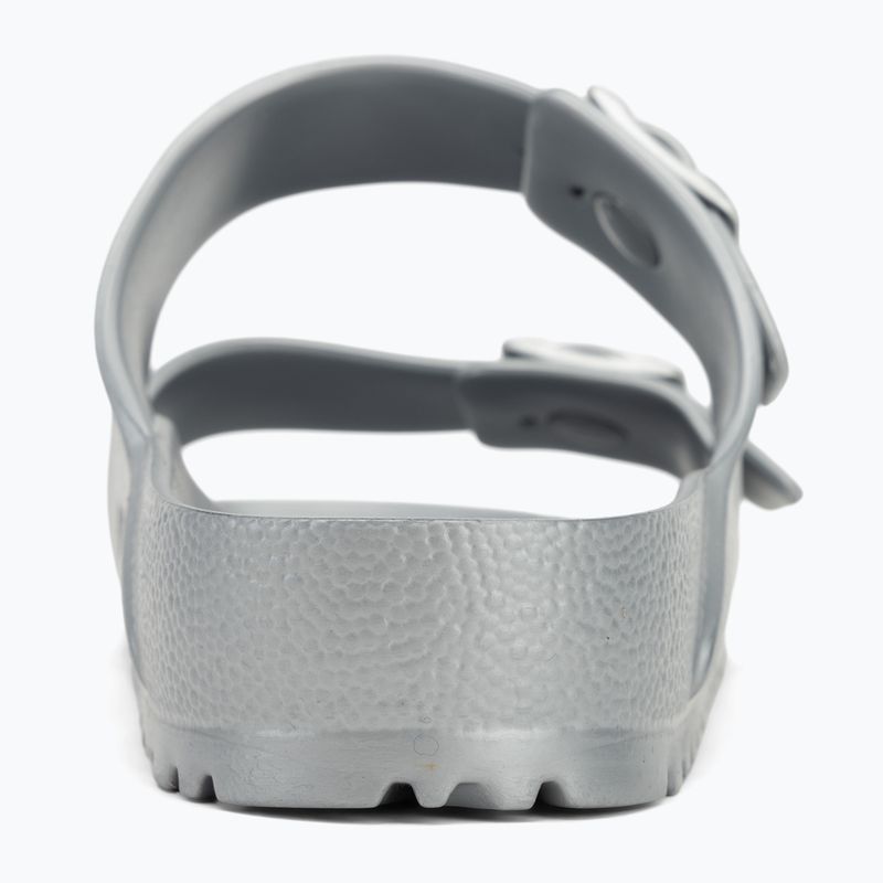 Шльопанці BIRKENSTOCK Arizona EVA Metallic Regular сріблястий металік 6