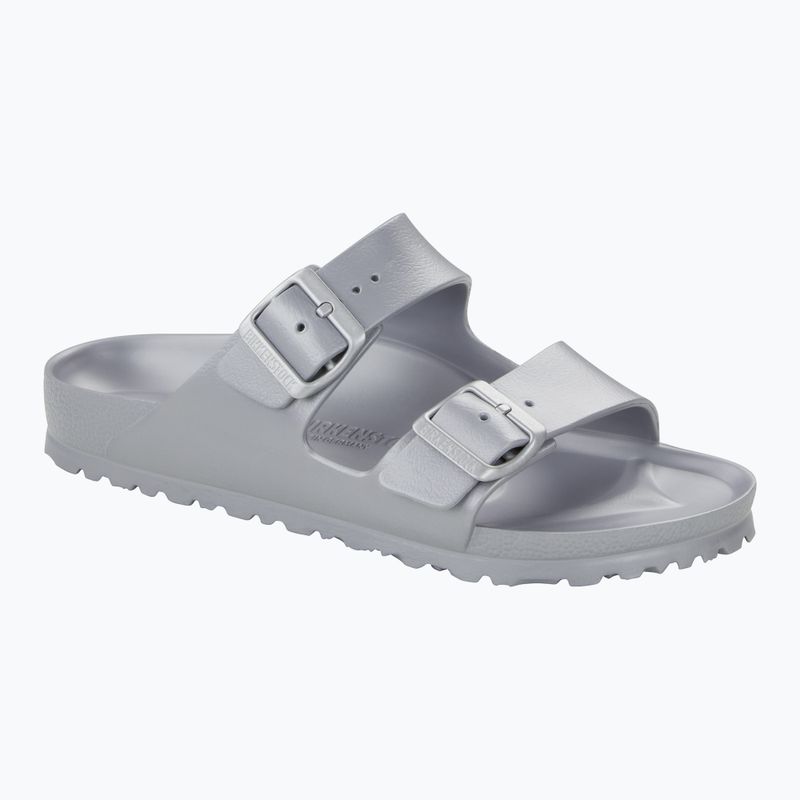 Шльопанці BIRKENSTOCK Arizona EVA Metallic Regular сріблястий металік 2