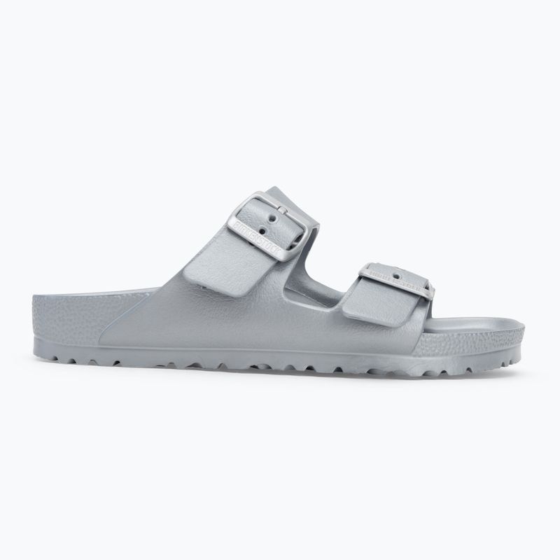 Шльопанці BIRKENSTOCK Arizona EVA Narrow metallic silver 2