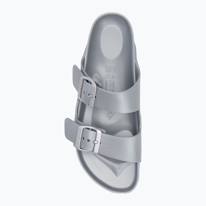 Шльопанці BIRKENSTOCK Arizona EVA Narrow metallic silver 5