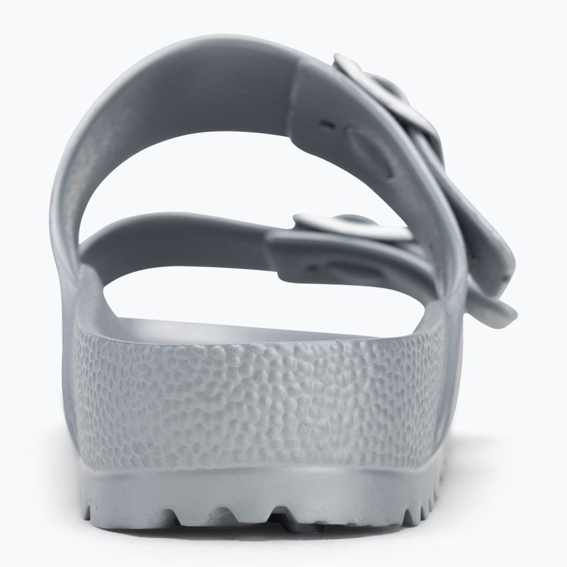 Шльопанці BIRKENSTOCK Arizona EVA Narrow metallic silver 6