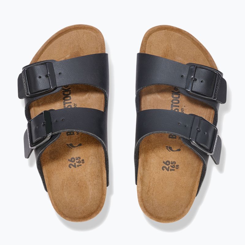 Шльопанці дитячі BIRKENSTOCK Arizona Kids Birko-Flor black 3