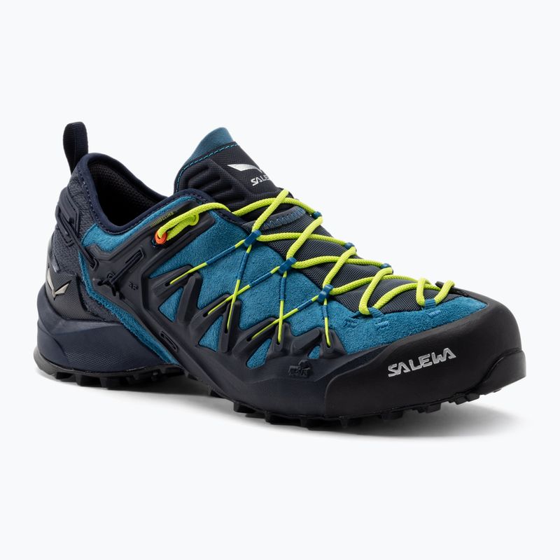 Кросівки  для трекінгу чоловічі Salewa Wildfire Edge блакитно-жовті 0000061346