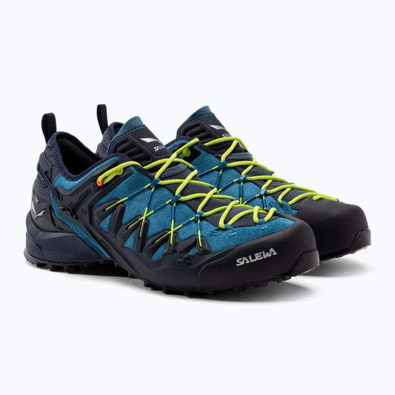 Кросівки  для трекінгу чоловічі Salewa Wildfire Edge блакитно-жовті 0000061346 5