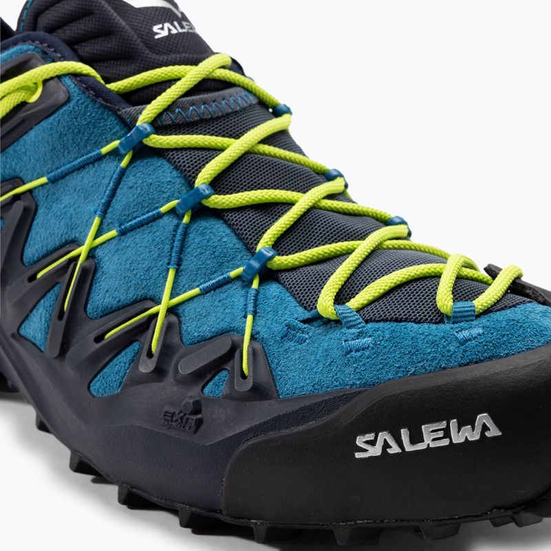 Кросівки  для трекінгу чоловічі Salewa Wildfire Edge блакитно-жовті 0000061346 7