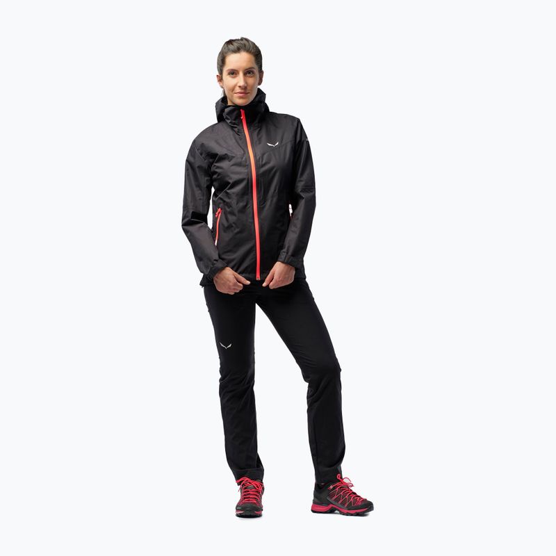 Куртка дощовик жіноча Salewa Puez Aqua 3 PTX чорна 00-0000024546 2
