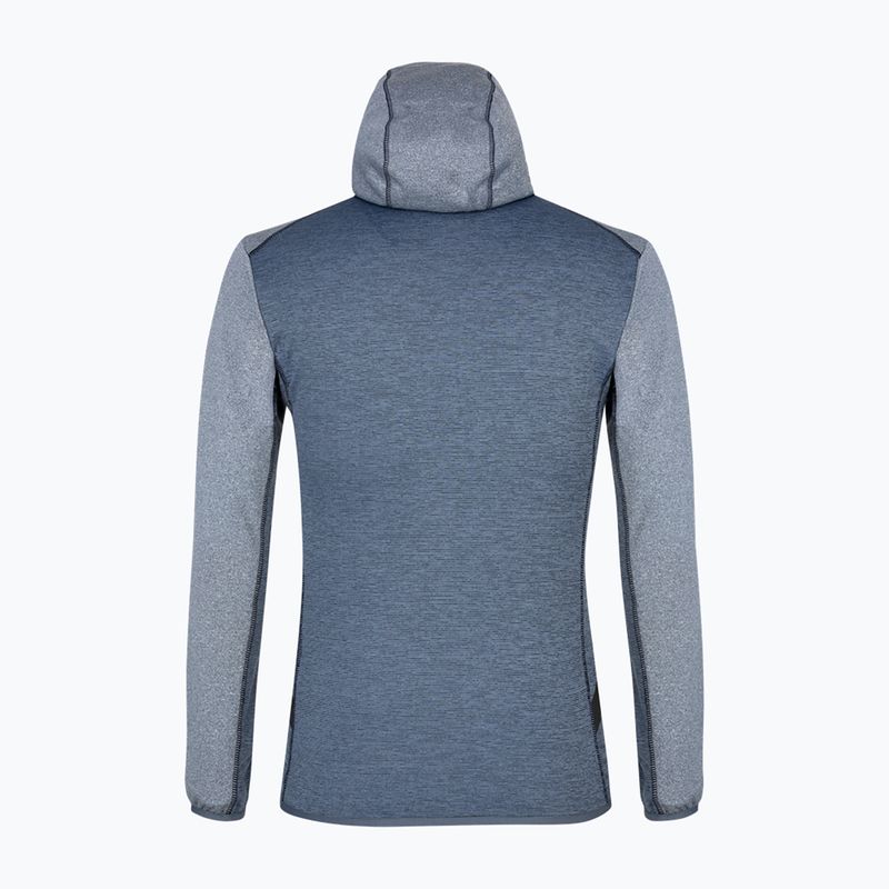 Кофта флісова чоловіча Salewa Puez Melange PL FZ Hoody блакитна 00-0000027386 5
