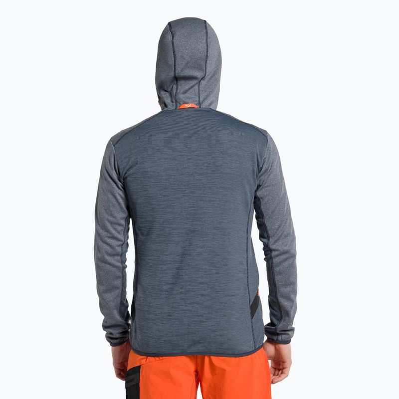 Кофта флісова чоловіча Salewa Puez Melange PL FZ Hoody блакитна 00-0000027386 3