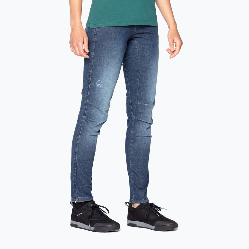 Штани альпіністські жіночі Wild Country Session Denim блакитні 40-0000095209 3