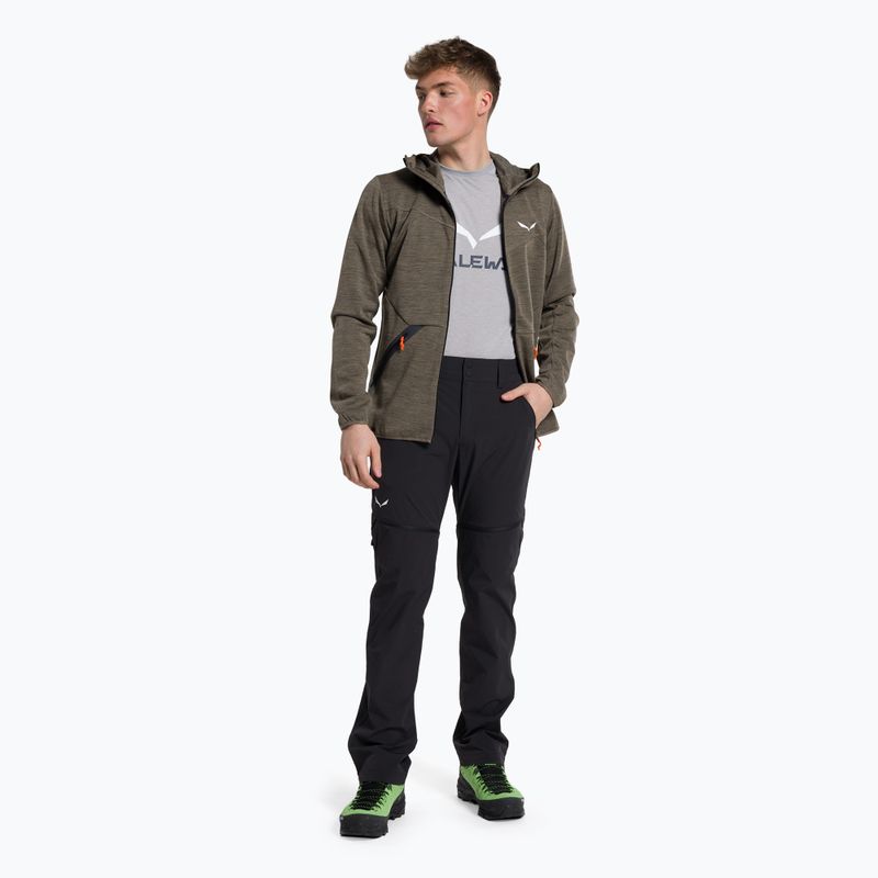 Штани трекінгові чоловічі Salewa Talveno 2 DST 2/1 чорні 00-0000027800 2