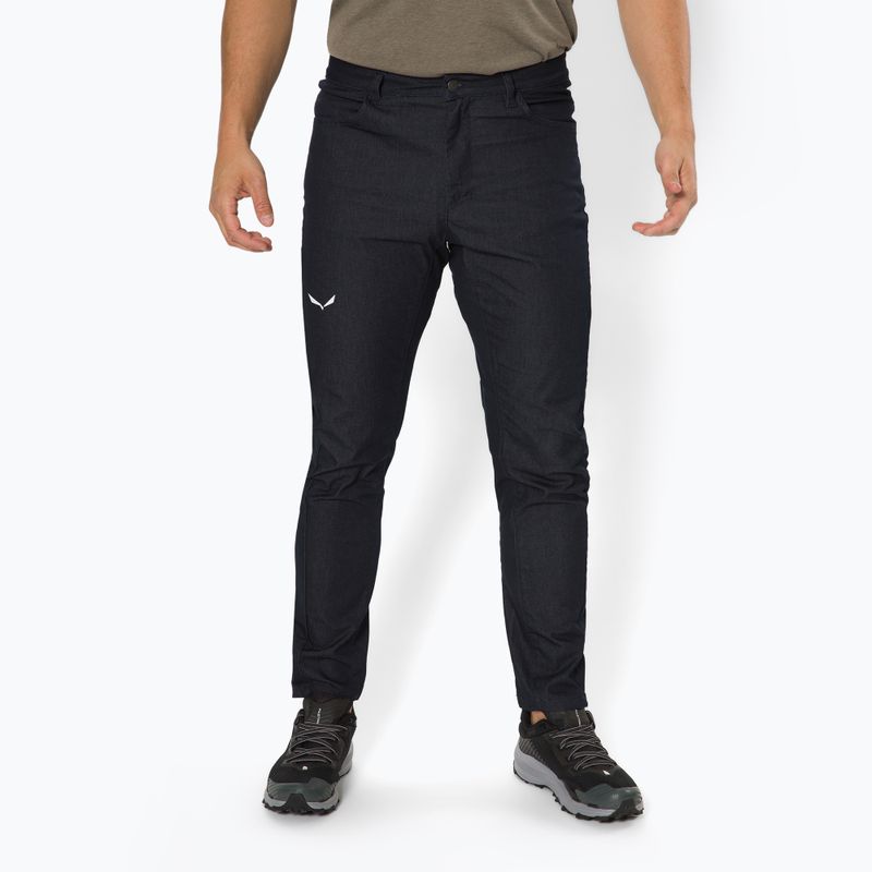 Штани скелелазні чоловічі Salewa Agner Denim 2 чорні 27876