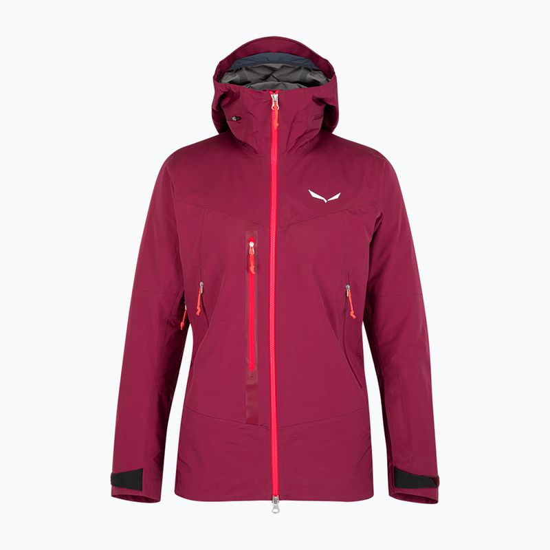 Куртка дощовик жіноча Salewa Sella Responsive бордова 00-0000027879 7