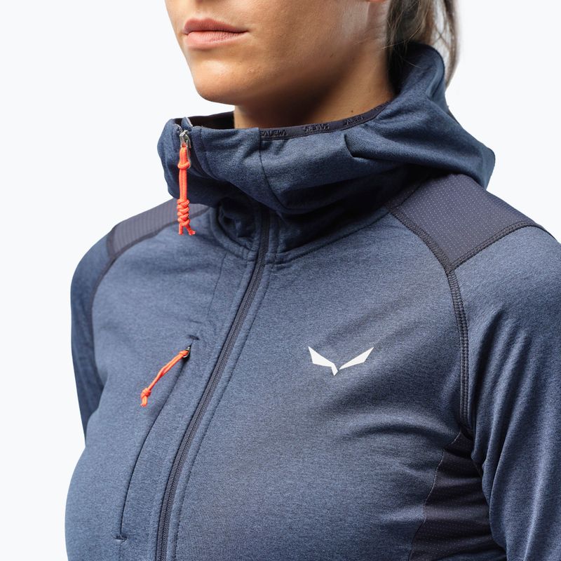 Кофта флісова жіноча Salewa Agner Hybrid темно-синя 27372 7
