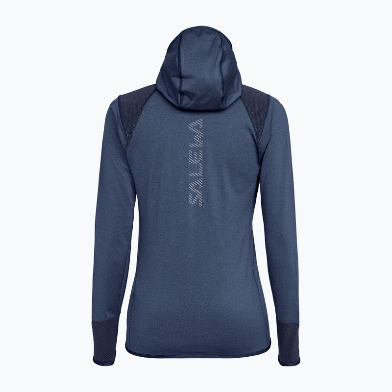 Кофта флісова жіноча Salewa Agner Hybrid темно-синя 27372 9