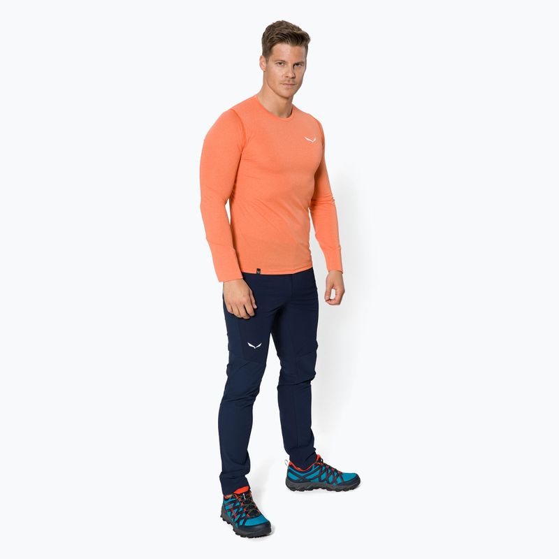 Футболка трекінгова чоловіча Salewa Pedroc 2 Dry помаранчева 00-0000027723 2