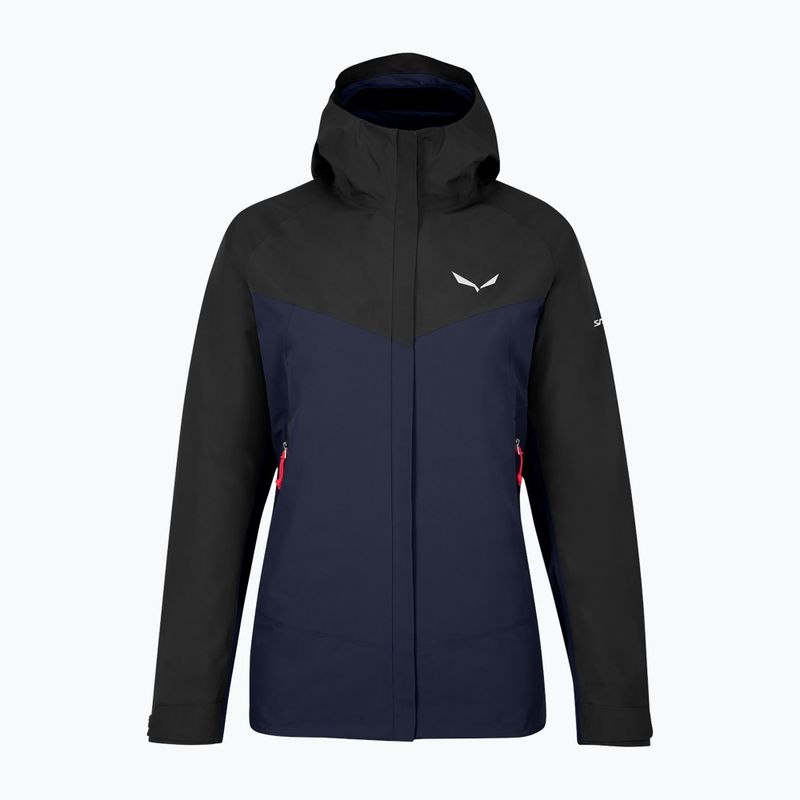 Куртка дощовик жіноча Salewa Moiazza GTX-Pac темно-синьо-чорна 27911 3