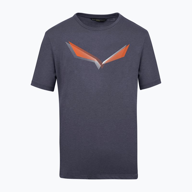Футболка трекінгова чоловіча Salewa Lines Graphic Dry синя 00-0000028065 4