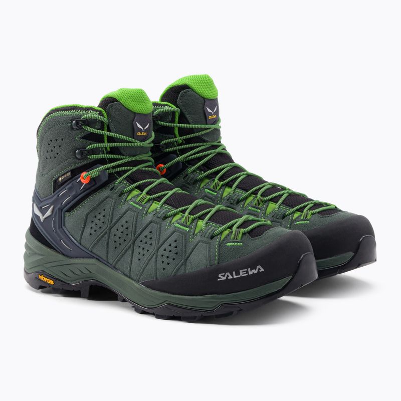 Черевики для трекінгу чоловіче Salewa Alp Trainer 2 Mid GTX зелені 00-0000061382 5