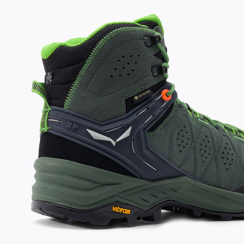 Черевики для трекінгу чоловіче Salewa Alp Trainer 2 Mid GTX зелені 00-0000061382 8