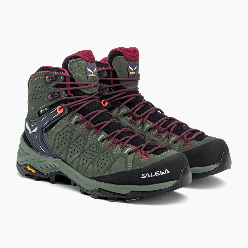 Взуття трекінгове жіноче Salewa Alp Trainer 2 Mid GTX зелене 00-0000061383 3