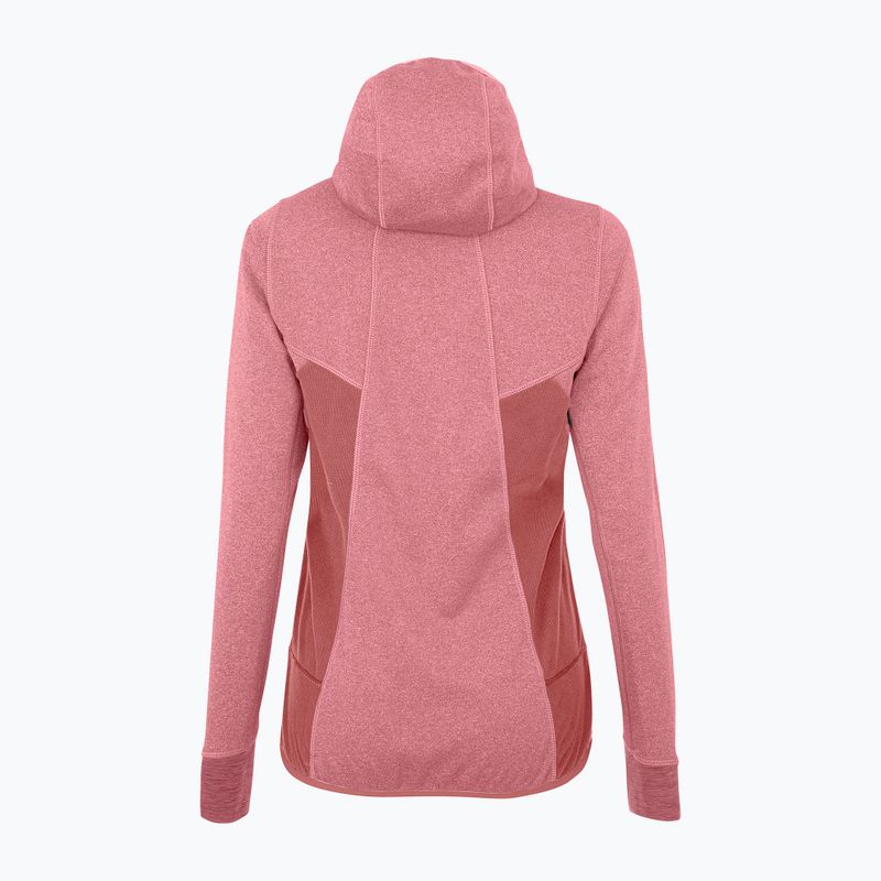 Флісова кофта жіноча Salewa Puez Hybrid PL FZ Hoody рожева 00-0000027389 5