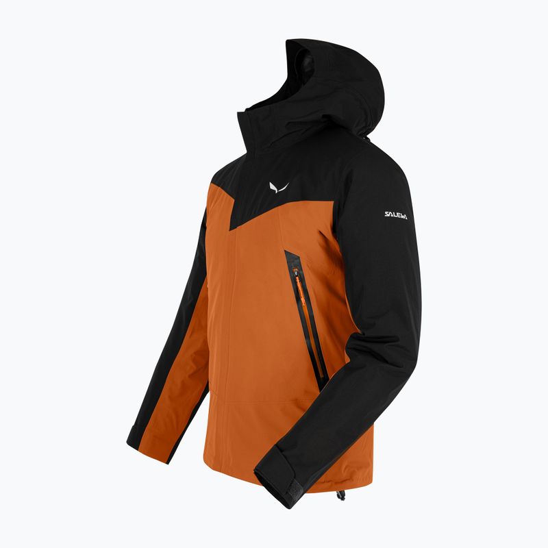 Куртка дощовик чоловіча Salewa Moiazza GTX-Pac коричнево-чорна 27910 7