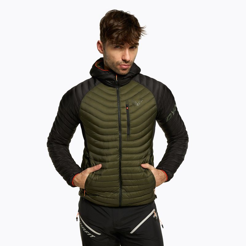 Куртка для скітуру чоловіча DYNAFIT Radical Dwn RDS Hood winter moss
