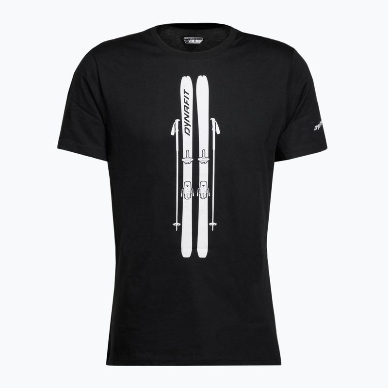 Футболка трекінгова чоловіча DYNAFIT Graphic CO black out/skis
