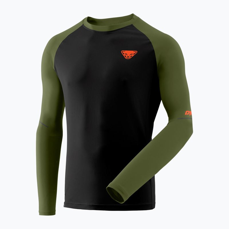 Лонгслів для бігу чоловічий DYNAFIT Alpine Pro winter moss