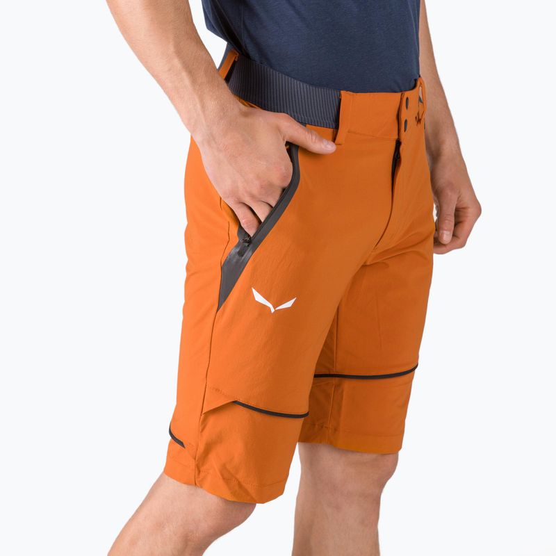 Штани софтшел чоловічі Salewa Pedroc DST pomarańczowe 00-0000026957 5