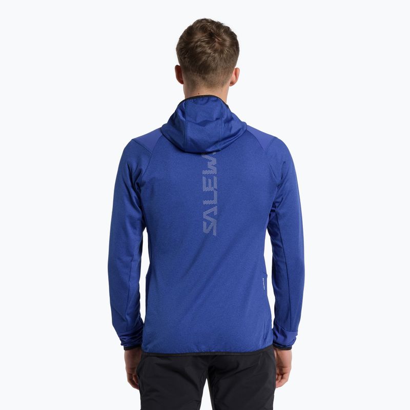 Флісова кофта чоловіча Salewa Agner Hybrid PL/DST FZ Hoody блакитна 00-0000027371 3