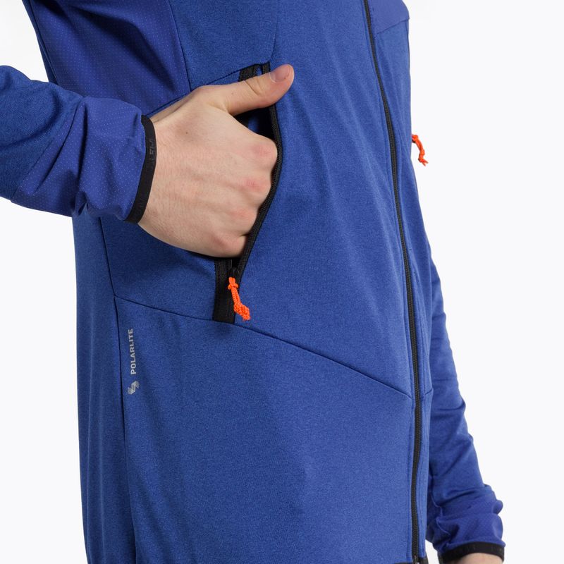 Флісова кофта чоловіча Salewa Agner Hybrid PL/DST FZ Hoody блакитна 00-0000027371 4