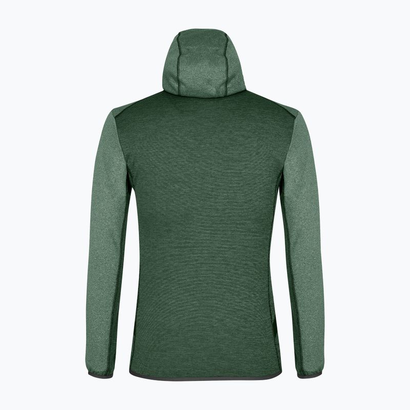 Флісова кофта чоловіча Salewa Puez Melange PL FZ Hoody зелена 00-0000027386 3